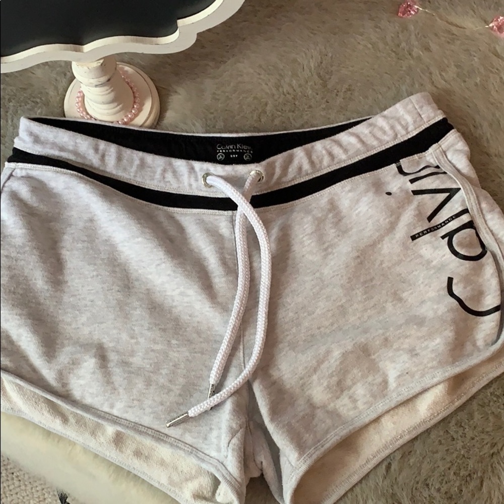 Calvin Klein Cotton Logo Draw String Shorts 🔥